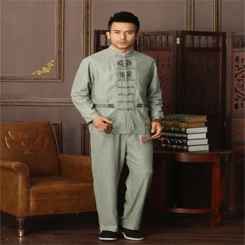 Top Sale Light Green Chinese Men Kung fu Uniform Cotton Linen Tai Chi Wu Shu Suit Vintage Button Clothing M L XL XXL XXXL
Top Sale Light Green Chinese Men Kung fu Uniform Cotton Linen Tai Chi Wu Shu Suit Vintage Button Clothing M L XL XXL XXXL