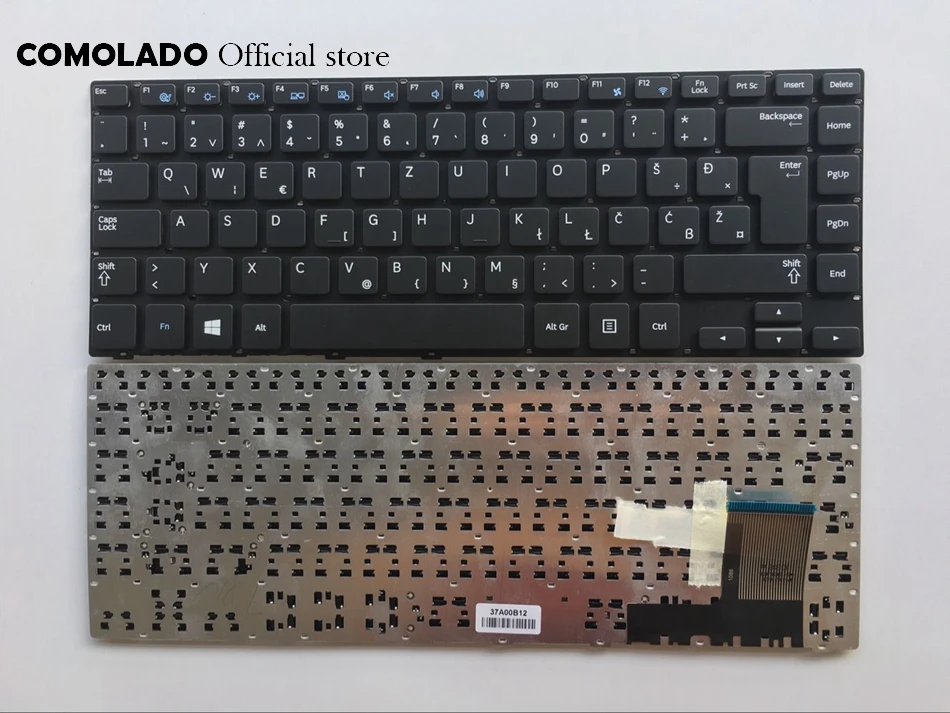 WB West Balkans Keyboard for Samsung 370R4E 370R4V 450R4E 450R4V 470R4E 470R4V NP370R4E NP450R4E black Keyboard WB Layout
WB West Balkans Keyboard for Samsung 370R4E 370R4V 450R4E 450R4V 470R4E 470R4V NP370R4E NP450R4E black Keyboard WB Layout