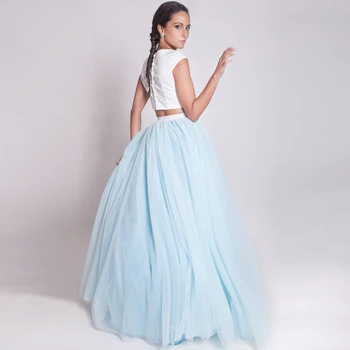 Sky Blue Party Long Tulle Skirts For Fashion Girls High Quality Tutu Floor Length Women Skirts 2018 Custom Made Maxi Skirts
Sky Blue Party Long Tulle Skirts For Fashion Girls High Quality Tutu Floor Length Women Skirts 2018 Custom Made Maxi Skirts