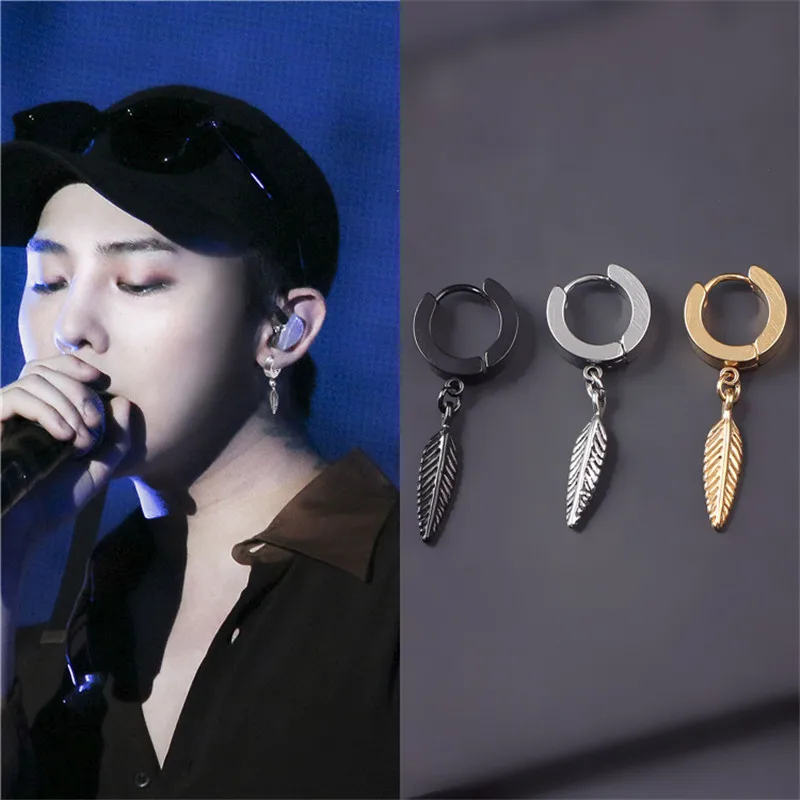 2019 Korean Black Hip Hop Gothic Stud Earrings Fashion Leaf Stainless Steel Pendant Earrings Jewelry for Men Women E108
2019 Korean Black Hip Hop Gothic Stud Earrings Fashion Leaf Stainless Steel Pendant Earrings Jewelry for Men Women E108