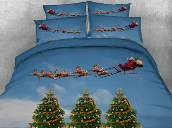 JF-180 Christmas Tree and Sleigh Print 4pcs bed cover set
JF-180 Christmas Tree and Sleigh Print 4pcs bed cover set