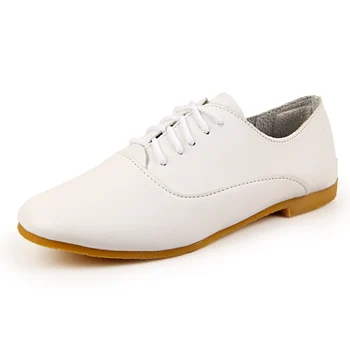 2018 New Women Shoes Genuine Leather Women's Shoe Lace-Up Female Flats Pointed Toe Woman Oxfords Large Size 35-40
2018 New Women Shoes Genuine Leather Women's Shoe Lace-Up Female Flats Pointed Toe Woman Oxfords Large Size 35-40