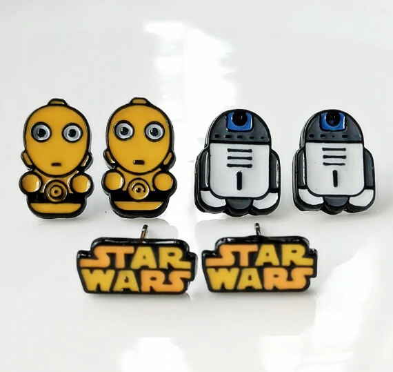 20 pairs Enamel Lovely Cartoon mix star wars Earrings Jewelry Stud Earring EE-84
20 pairs Enamel Lovely Cartoon mix star wars Earrings Jewelry Stud Earring EE-84