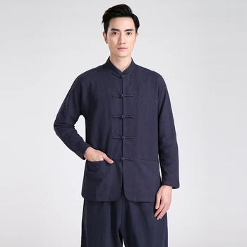 New Arrival Chinese Men's Cotton Linen Kung Fu Shirt Full Sleeve Shirt Wushu Clothing Size M L XL XXL XXXL 2601
New Arrival Chinese Men's Cotton Linen Kung Fu Shirt Full Sleeve Shirt Wushu Clothing Size M L XL XXL XXXL 2601
