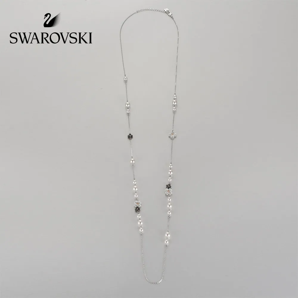 Original Genuine Swarovski LATISHA Double-sided four-leaf clover floret long necklace sweater chain women necklaces 5389159
Original Genuine Swarovski LATISHA Double-sided four-leaf clover floret long necklace sweater chain women necklaces 5389159