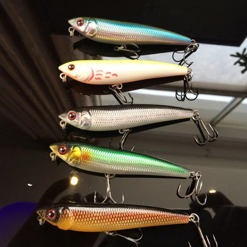 DOG-X Super Pencil Lure 10g/9cm Top water Dogs Fishing Belly Glow Hard Lures Bait Strong Hook Lot 5 Pieces
DOG-X Super Pencil Lure 10g/9cm Top water Dogs Fishing Belly Glow Hard Lures Bait Strong Hook Lot 5 Pieces