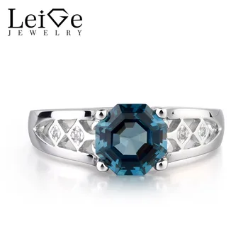 Leige Jewelry Real London Blue Topaz Gemstone November Birthstone 925 Sterling Silver Octagon Cut Engagement Rings For Woman
Leige Jewelry Real London Blue Topaz Gemstone November Birthstone 925 Sterling Silver Octagon Cut Engagement Rings For Woman