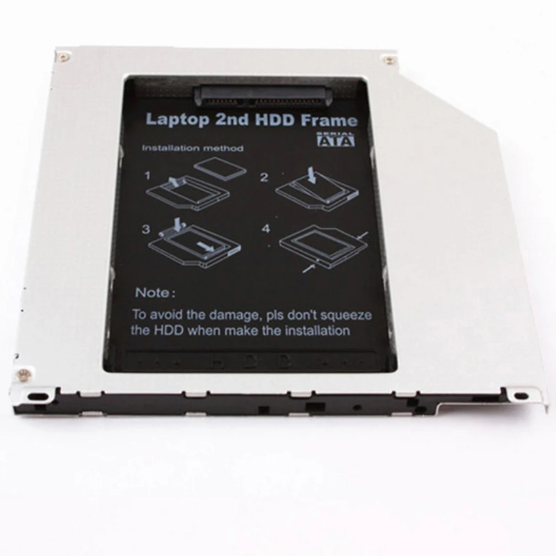 2nd HDD Caddy 9.5mm SATA 3.0 SSD DVD HDD Case Enclosure Optibay for Macbook Air Pro 13" 15" 17" SuperDrive Optical Bay
2nd HDD Caddy 9.5mm SATA 3.0 SSD DVD HDD Case Enclosure Optibay for Macbook Air Pro 13" 15" 17" SuperDrive Optical Bay