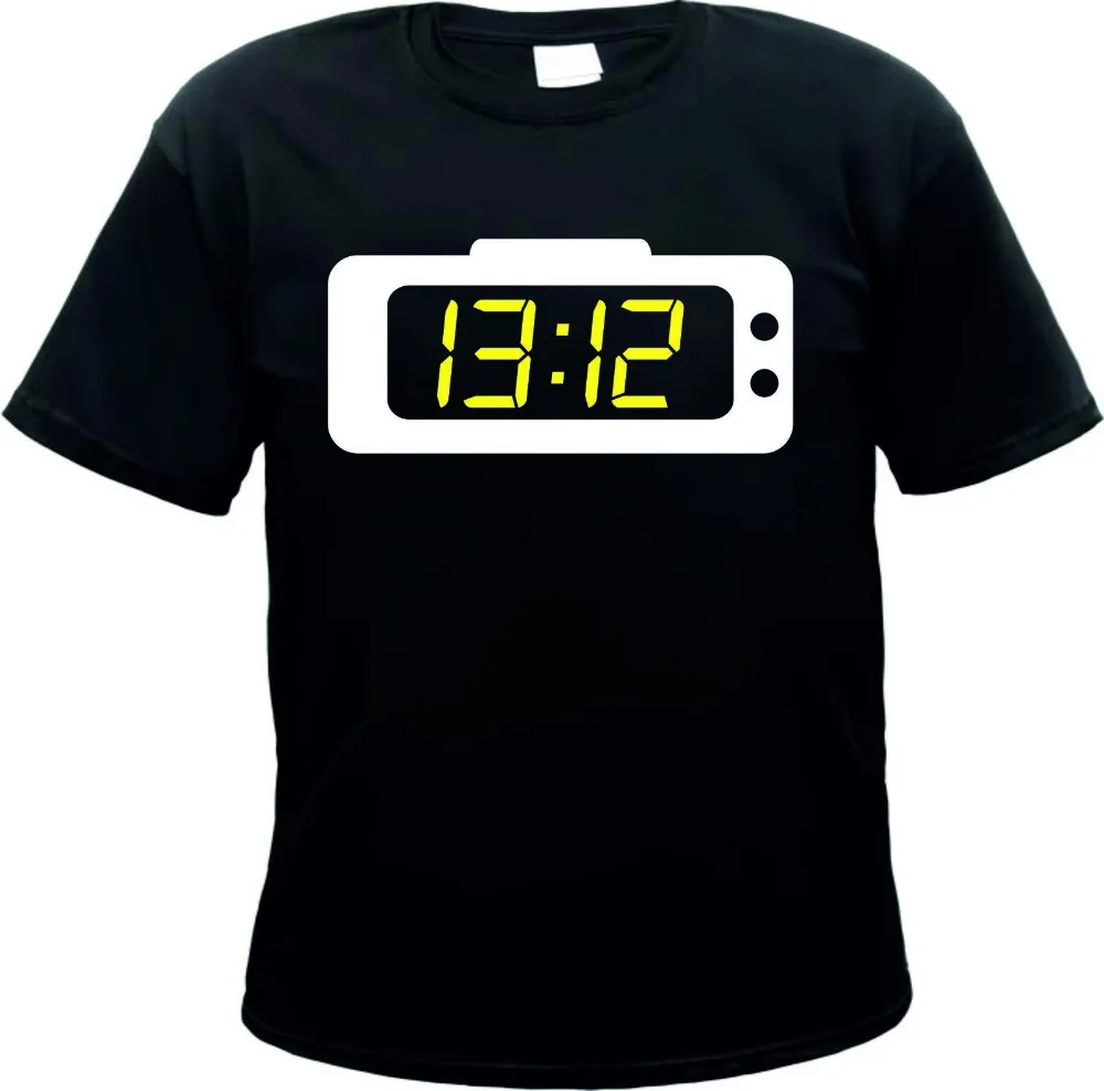 Men 2019 New 1312 Men's T-Shirt - Alarm - Black/White/Yellow - Thirteen Twelve Funshirt Watch
Men 2019 New 1312 Men's T-Shirt - Alarm - Black/White/Yellow - Thirteen Twelve Funshirt Watch