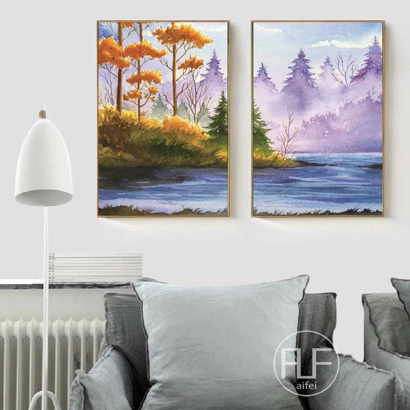 Beautiful Red Forest And River Landscape Painting Minimalist Nordic Poster Nature Scenery Canvas Wall Pictures For Home Decor
Beautiful Red Forest And River Landscape Painting Minimalist Nordic Poster Nature Scenery Canvas Wall Pictures For Home Decor