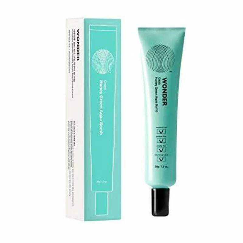 

Haruharu Wonder Honey Green Aqua Bomb Cream 38g Hydrating Face Cream Hyaluronic Acid Moisturizing Facial Serum Korea Cosmetics