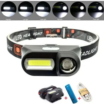 COB LED Headlight USB Headlamp Frontal Flashlight Torches USB Rechargeable Fshing Head Lamp Flash Light Camping 18650 Battery
COB LED Headlight USB Headlamp Frontal Flashlight Torches USB Rechargeable Fshing Head Lamp Flash Light Camping 18650 Battery
