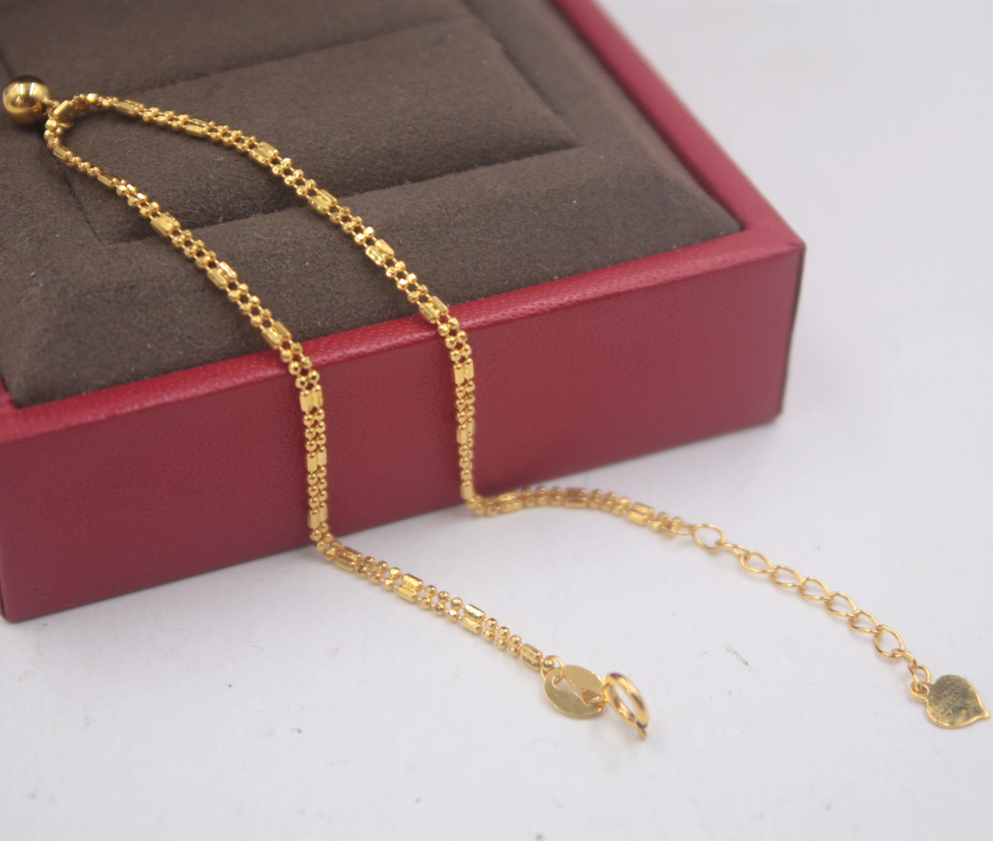 Authentic 18K Yellow Gold Bracelet For Women Girl Lady Curb Smooth Small Beads Ball Link Elegant 7.48inchL 4mmW New
Authentic 18K Yellow Gold Bracelet For Women Girl Lady Curb Smooth Small Beads Ball Link Elegant 7.48inchL 4mmW New