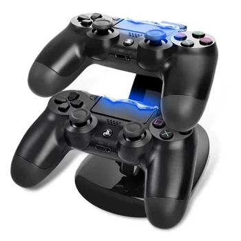 Controller Charger Dock LED Dual USB PS4 Charging Stand Station Cradle for Sony Playstation 4 PS4 / PS4 Pro /PS4 Slim Controller
Controller Charger Dock LED Dual USB PS4 Charging Stand Station Cradle for Sony Playstation 4 PS4 / PS4 Pro /PS4 Slim Controller