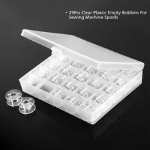 1set/lot Clear Plastic 25 Bobbins Sewing Machine Spools With Thread Storage Case Box For Home Sewing Accessories Sewing Tools
1set/lot Clear Plastic 25 Bobbins Sewing Machine Spools With Thread Storage Case Box For Home Sewing Accessories Sewing Tools