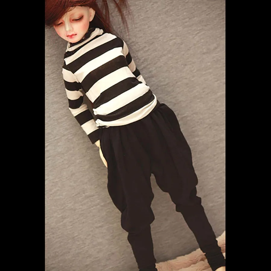 Cateleya December new BJD SD Doll Clothes doll use Custom size Limited production Hanging pants Striped turtleneck Two pieces
Cateleya December new BJD SD Doll Clothes doll use Custom size Limited production Hanging pants Striped turtleneck Two pieces