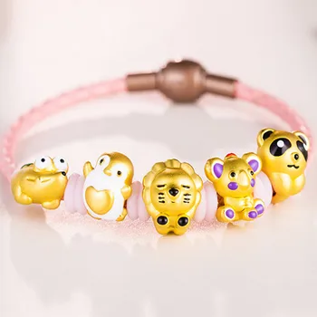 Pure 24K Yellow Gold Bracelet 3D 999 Gold Animal Bracelet 
Pure 24K Yellow Gold Bracelet 3D 999 Gold Animal Bracelet