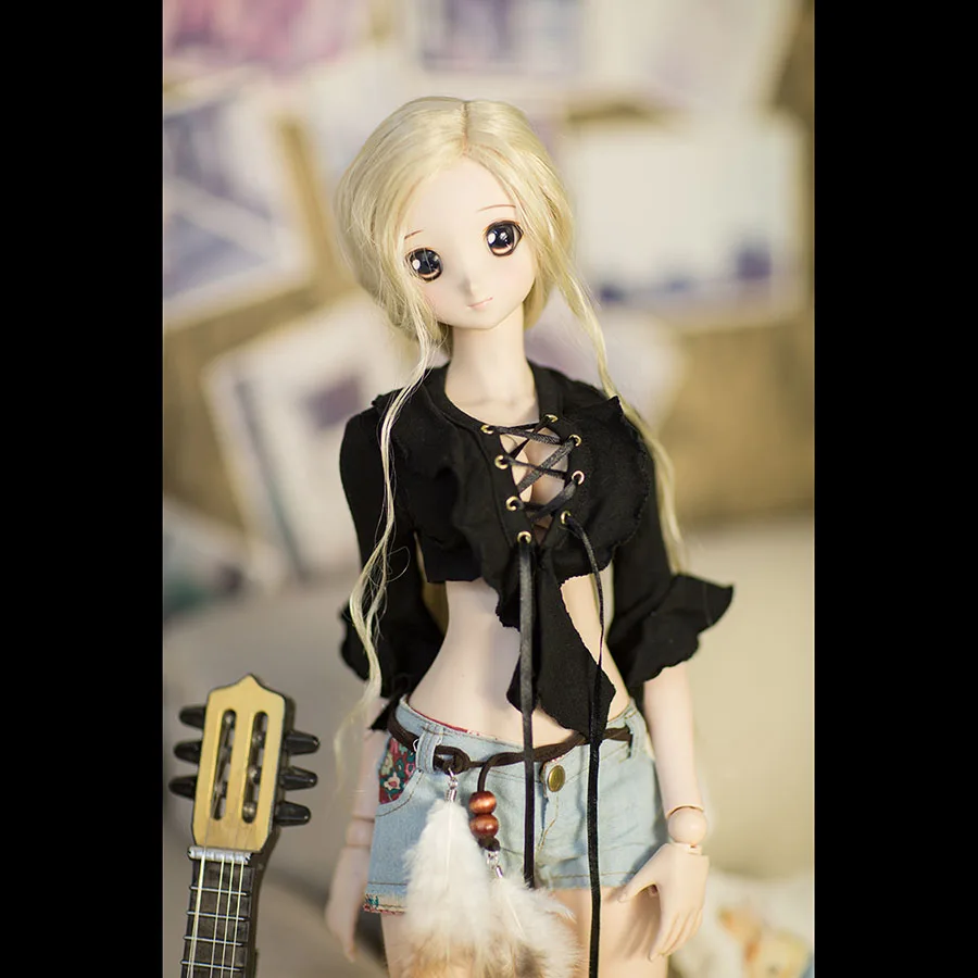 Cateleya декабрь Новинка BJD SD кукла топ одежда сексуальный черный белый | Игрушки и