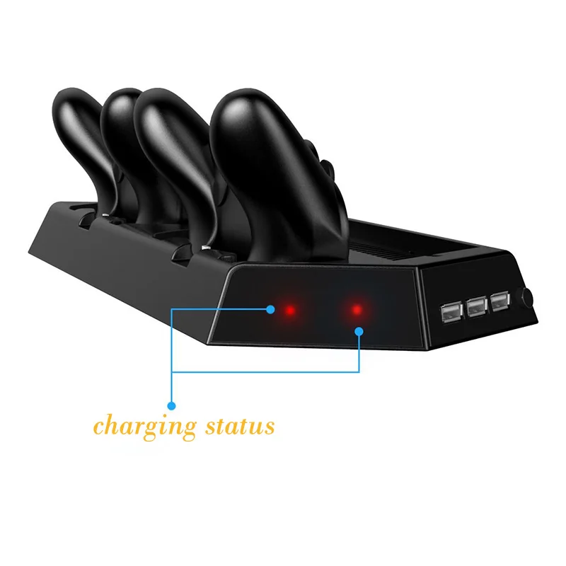Sanchow for PS4 pro Cooler mutilfunction Cooling Fan Cooler Vertical Stand PlayStation 4 Console Cooler With Charging Statio
Sanchow for PS4 pro Cooler mutilfunction Cooling Fan Cooler Vertical Stand PlayStation 4 Console Cooler With Charging Statio