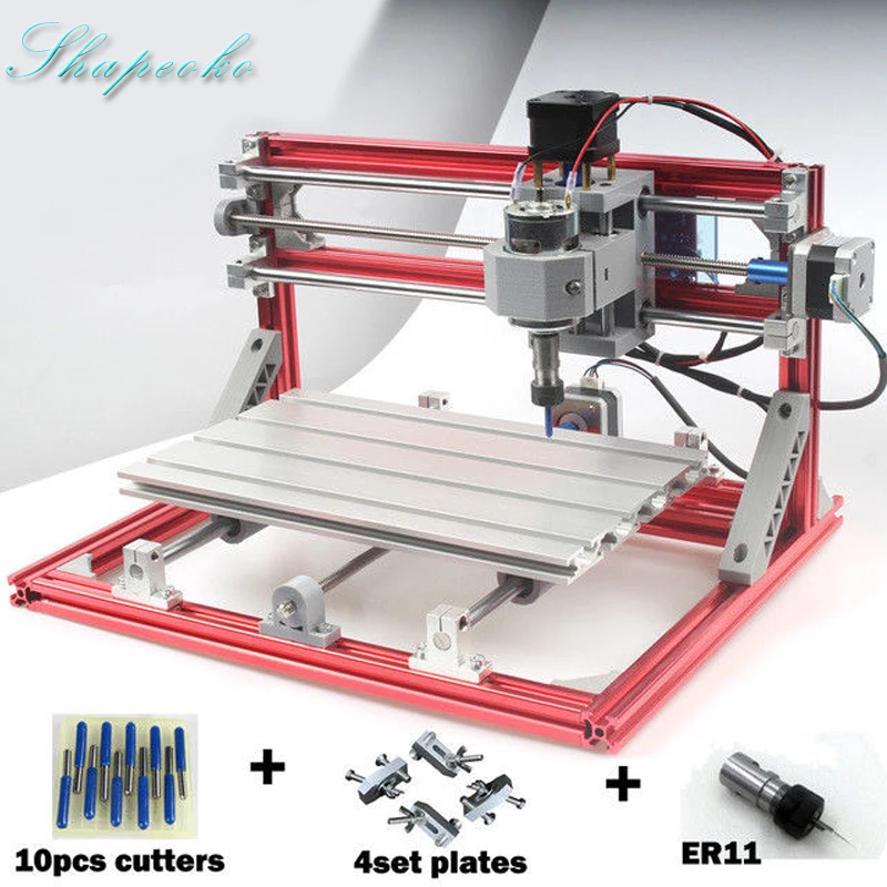 CNC 3018 ER11 DIY CNC Engraving Carving Machine PCB Milling Machine Wood Router Laser Engraving GRBL Control CNC Factory
CNC 3018 ER11 DIY CNC Engraving Carving Machine PCB Milling Machine Wood Router Laser Engraving GRBL Control CNC Factory