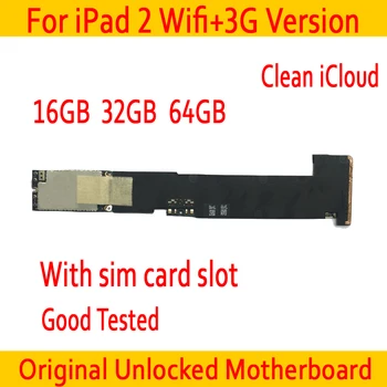 Original unlocked Motherboard for iPad 2 Wifi+3G Version With sim card slot for iPad 2 Wifi+3G Version Mainboard 16GB 32GB 64GB
Original unlocked Motherboard for iPad 2 Wifi+3G Version With sim card slot for iPad 2 Wifi+3G Version Mainboard 16GB 32GB 64GB