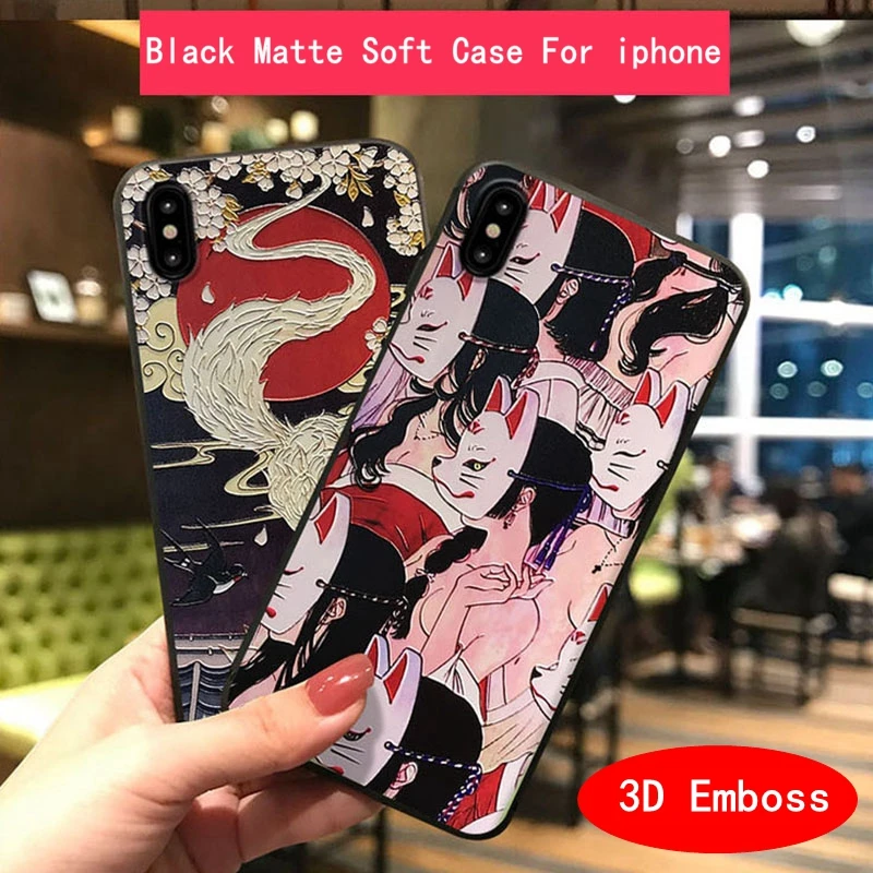 Cartoon Anime 3D Fox Fish Cover For Iphone Xs Max 8 7 6 6s Plus Cases HD Painting Embossed Matte Soft Case For Iphone X 7 Cover
Cartoon Anime 3D Fox Fish Cover For Iphone Xs Max 8 7 6 6s Plus Cases HD Painting Embossed Matte Soft Case For Iphone X 7 Cover