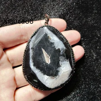 

Black Nature Stone Water Drop Slide Pendants Necklace for Jewelry Making Hand Made Pendant Bijoux Women's Pendulum 5Pieces