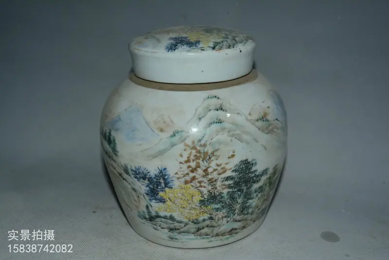 antique QingDynasty porcelain jar,Pastel pot,landscape,Hand-painted crafts,Decoration,collection & adornment,Free shipping
antique QingDynasty porcelain jar,Pastel pot,landscape,Hand-painted crafts,Decoration,collection & adornment,Free shipping