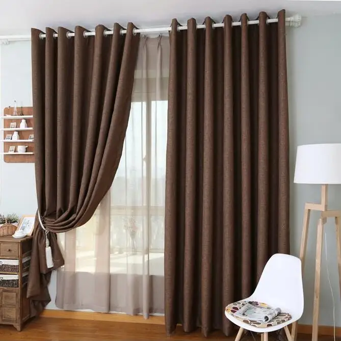 Blackout Curtain Free Shipping. Linen Composite Fabric Thicken 900g/meter Thermal Insulated Modern Living Room Blackout Curtains
Blackout Curtain Free Shipping. Linen Composite Fabric Thicken 900g/meter Thermal Insulated Modern Living Room Blackout Curtains