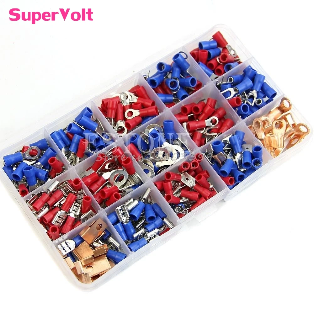 300Pcs Assorted Crimp Terminals Set Insulated Electrical Wiring Connector Kit G08 Whosale&DropShip
300Pcs Assorted Crimp Terminals Set Insulated Electrical Wiring Connector Kit G08 Whosale&DropShip
