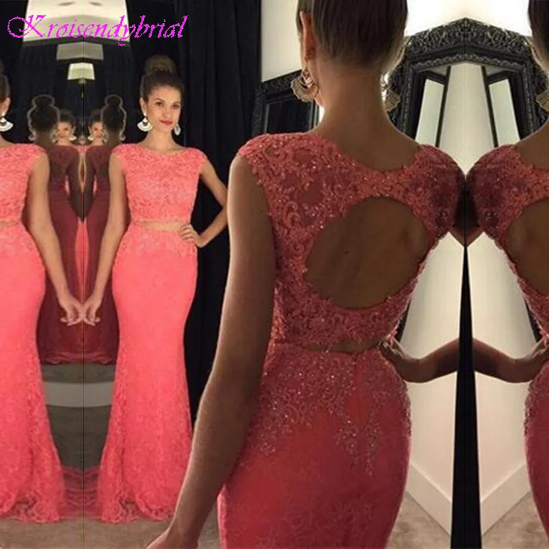 DZW293 Lace Mermaid Two Pieces Long Evening Dresses 2019 Beaded Lace Appliques Formal Evening Wear Custom Made
DZW293 Lace Mermaid Two Pieces Long Evening Dresses 2019 Beaded Lace Appliques Formal Evening Wear Custom Made