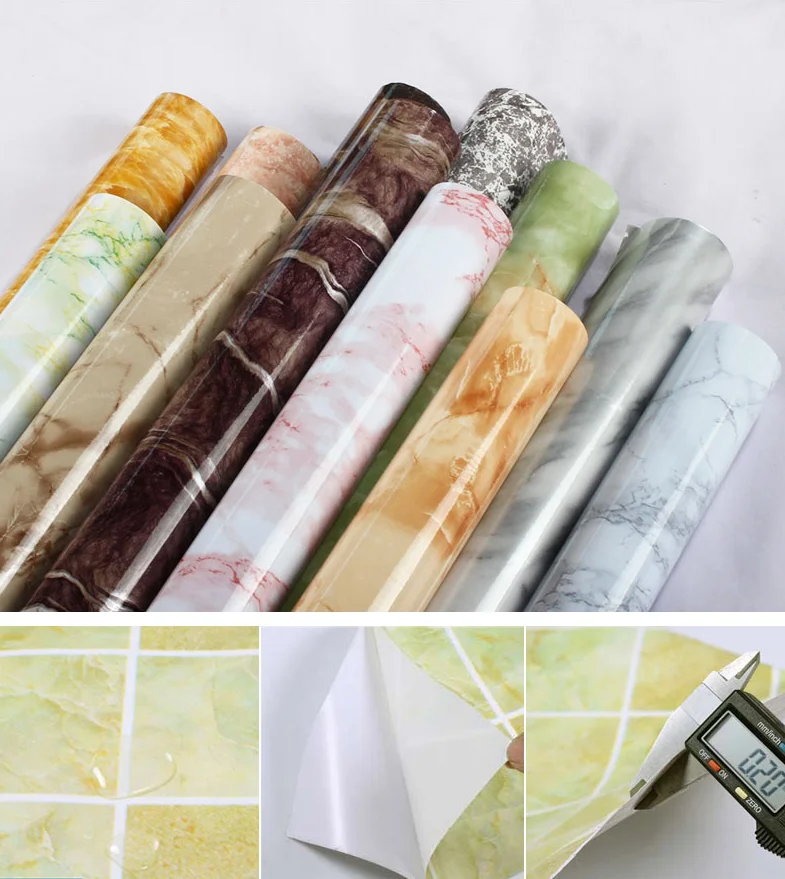 3/5M Self Adhesive Wallpaper Marble Stickers Waterproof Heat Resistant Kitchen Countertops Table Furniture Cupboard Wall Paper
3/5M Self Adhesive Wallpaper Marble Stickers Waterproof Heat Resistant Kitchen Countertops Table Furniture Cupboard Wall Paper