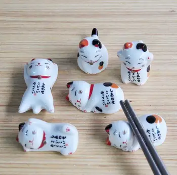 Cute Ceramic Cat Shape Chopstick Stand Rest Spoon Holder Tableware Storage Rack for Kitchen Supplies SN861
Cute Ceramic Cat Shape Chopstick Stand Rest Spoon Holder Tableware Storage Rack for Kitchen Supplies SN861