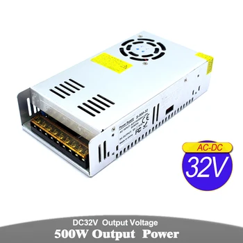 DC Power Supply 32V 15.6A 500W Driver Transformer AC To DC32V Power Supplies For Lighting CNC CCTV Monitor Machinery
DC Power Supply 32V 15.6A 500W Driver Transformer AC To DC32V Power Supplies For Lighting CNC CCTV Monitor Machinery