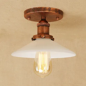 Rusty LED ceiling light Iron glass Vintage decoration dining room balcony bedroom living room ceiling lamp RCL0016 
Rusty LED ceiling light Iron glass Vintage decoration dining room balcony bedroom living room ceiling lamp RCL0016