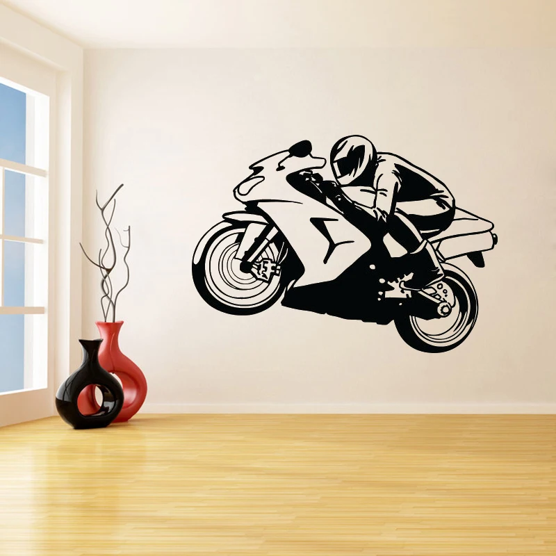 Motorcycle Gifts Removable Wall Stickers for Living Room Art Decor Murals Vinyl Decals Boys Bedroom Decoration K282
Motorcycle Gifts Removable Wall Stickers for Living Room Art Decor Murals Vinyl Decals Boys Bedroom Decoration K282