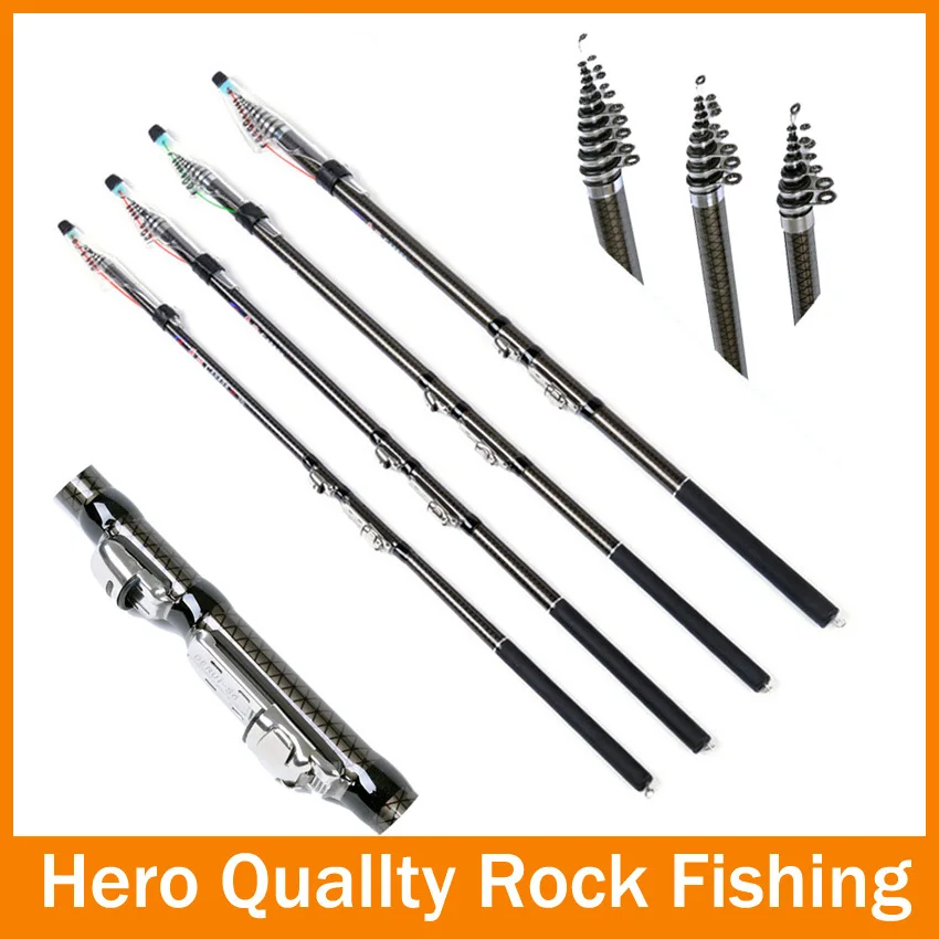 Rock Fishing Rod 3.6m-5.4m Telescopic Fishing Rods Carbon Fishing Tackle Fish Pole Spinning Rod Lure Rod Hand pole
Rock Fishing Rod 3.6m-5.4m Telescopic Fishing Rods Carbon Fishing Tackle Fish Pole Spinning Rod Lure Rod Hand pole