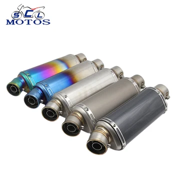 Sclmotos- 51mm Muffler Motorcycle Yoshimura Exhaust Pipe suit for Z750 YZF YZR R1 E6 TTR GSXR750 CBR CB400 CB600 CBR1000 
Sclmotos- 51mm Muffler Motorcycle Yoshimura Exhaust Pipe suit for Z750 YZF YZR R1 E6 TTR GSXR750 CBR CB400 CB600 CBR1000