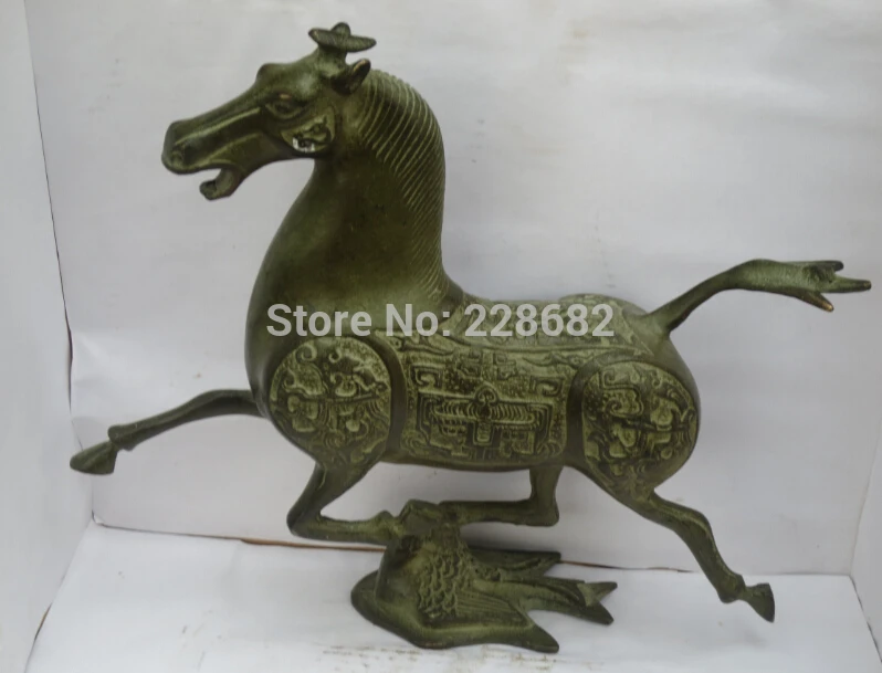 Collectible High 8 Inch Chinese Old Bronze Carved Horse Stepping On Flying Geese Sculpture/chinese Horse Statue fast Shipping
Collectible High 8 Inch Chinese Old Bronze Carved Horse Stepping On Flying Geese Sculpture/chinese Horse Statue fast Shipping
