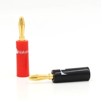 Banana connector Nakamichi 24k gold plated 4mm Banana Plug hifi Speaker cable Connector
Banana connector Nakamichi 24k gold plated 4mm Banana Plug hifi Speaker cable Connector