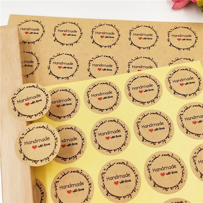 100 pcs 3cm kraft paper circular sticker multi-style non-sticker wedding party decorative sticker bread packaging seal strip
100 pcs 3cm kraft paper circular sticker multi-style non-sticker wedding party decorative sticker bread packaging seal strip