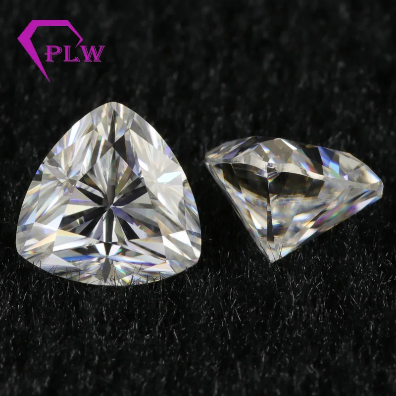 

Factory price 0.5ct 5 mm D color trillion moissanite lab grown diamond for bracelet ring chain earring from Provence jewelry