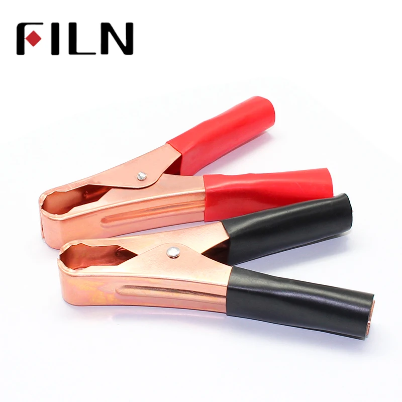 2Pcs/lot 100mm 50A Promotion Car Alligator Clips Battery Clamps Crocodile Clip Golden Plated Red and Black
2Pcs/lot 100mm 50A Promotion Car Alligator Clips Battery Clamps Crocodile Clip Golden Plated Red and Black