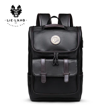 LIELANG Leather Backpack Men Waterproof Anti Theft Students Backpack USB Charger School Bags 2018 Fashion Leather Back Bag Men
LIELANG Leather Backpack Men Waterproof Anti Theft Students Backpack USB Charger School Bags 2018 Fashion Leather Back Bag Men