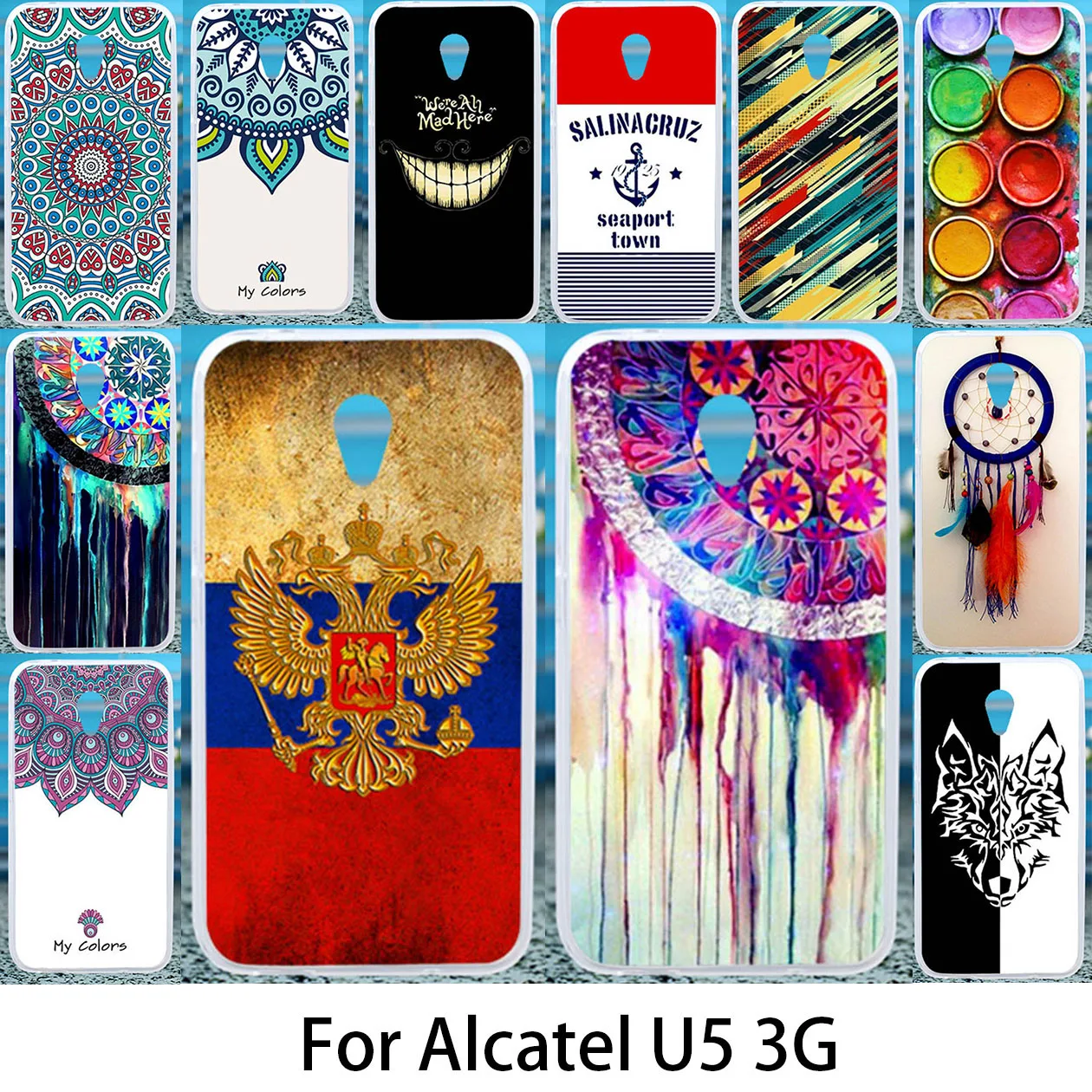 Akabeila Phone Case For Alcatel U5 3G Cases 4047 4047D 4047Y Silicon Soft TPU DIY Painted Anti-knock 5047D Cover Cases
Akabeila Phone Case For Alcatel U5 3G Cases 4047 4047D 4047Y Silicon Soft TPU DIY Painted Anti-knock 5047D Cover Cases