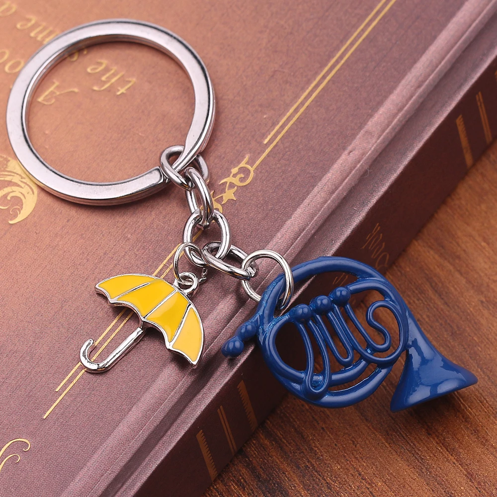 fashion US Reality Show HIMYM keychain How I Met Your Mother Yellow Umbrella Blue French Horn keychain gifts pendant jewelry
fashion US Reality Show HIMYM keychain How I Met Your Mother Yellow Umbrella Blue French Horn keychain gifts pendant jewelry