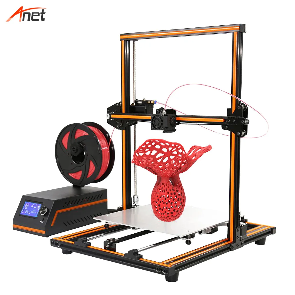 Anet E12 Aluminum Frame Elegant Orange Semi Assembled 3d Printer Remote Feeding Durable Structure DIY 3D Printer Kit 12864 LCD
Anet E12 Aluminum Frame Elegant Orange Semi Assembled 3d Printer Remote Feeding Durable Structure DIY 3D Printer Kit 12864 LCD