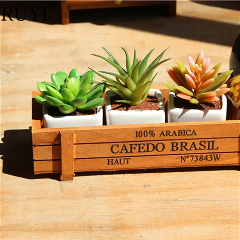 Silk flower vase Rectangle box wood flowerpot table decorative palm bonsai landscape artificial fleshiness Cactus plant
Silk flower vase Rectangle box wood flowerpot table decorative palm bonsai landscape artificial fleshiness Cactus plant
