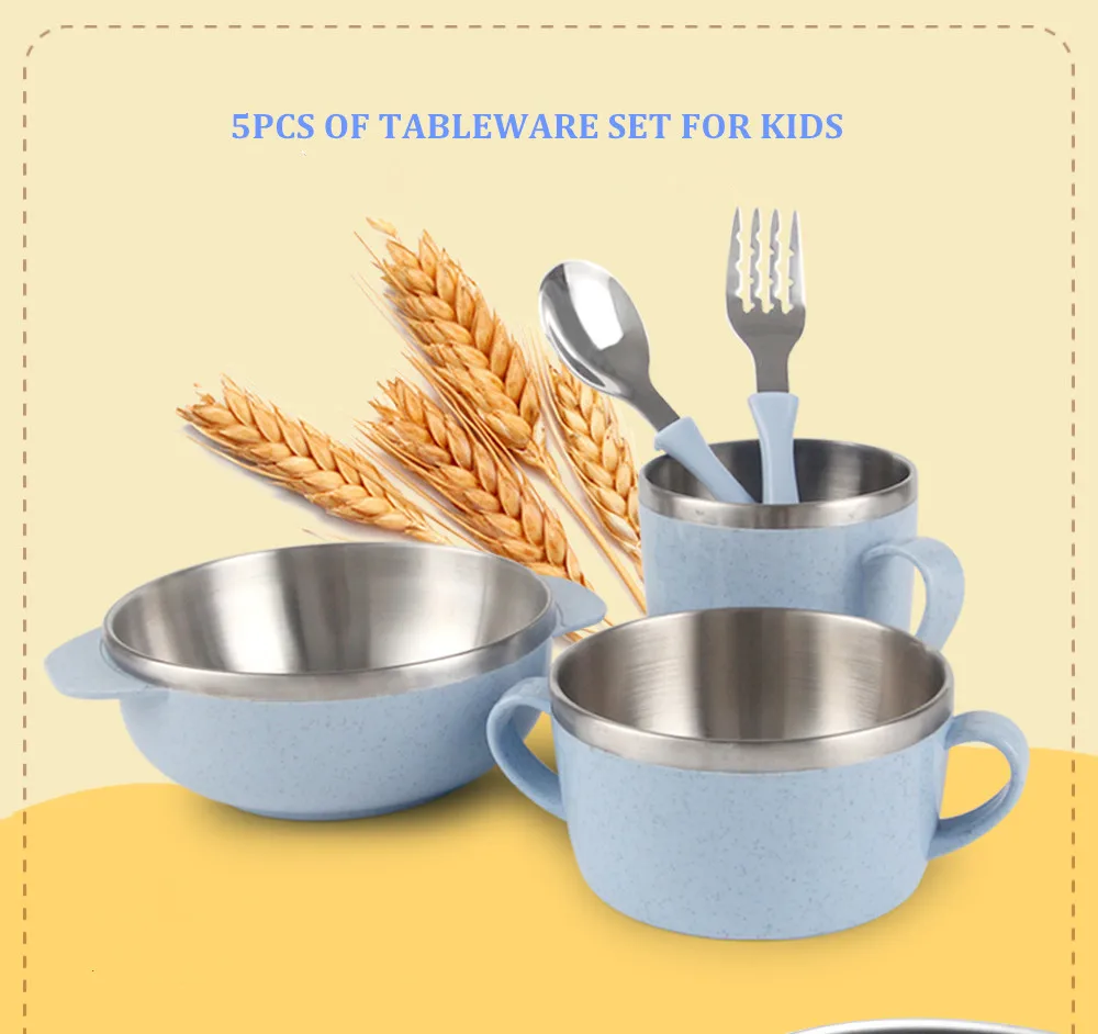 2019 BIKABI BOX PACKED 5PC WHEAT STRAW+S/S 304 MADE BPA FREE CHILDREN TABLEWARE SET SOLID FEEDING BABY FLATWARE DINNERWARE SET
2019 BIKABI BOX PACKED 5PC WHEAT STRAW+S/S 304 MADE BPA FREE CHILDREN TABLEWARE SET SOLID FEEDING BABY FLATWARE DINNERWARE SET