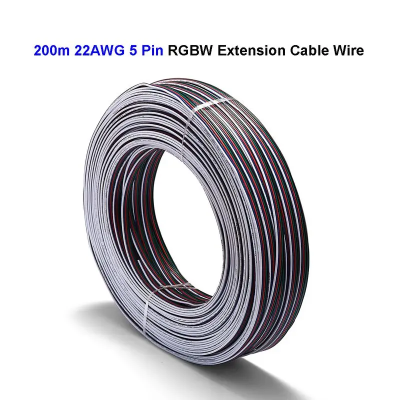 2roll 2 3 Pin RGB Extension Cable 100m 22AWG 20AWG 18AWG 4 5 Core RGBW Copper Electrical Wires For Lamp Bulb WS2812B LED Strip
2roll 2 3 Pin RGB Extension Cable 100m 22AWG 20AWG 18AWG 4 5 Core RGBW Copper Electrical Wires For Lamp Bulb WS2812B LED Strip